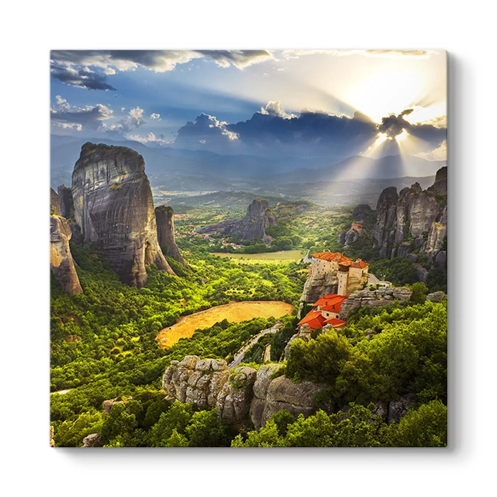 Yunanistan - Meteora Tablosu - Model 3